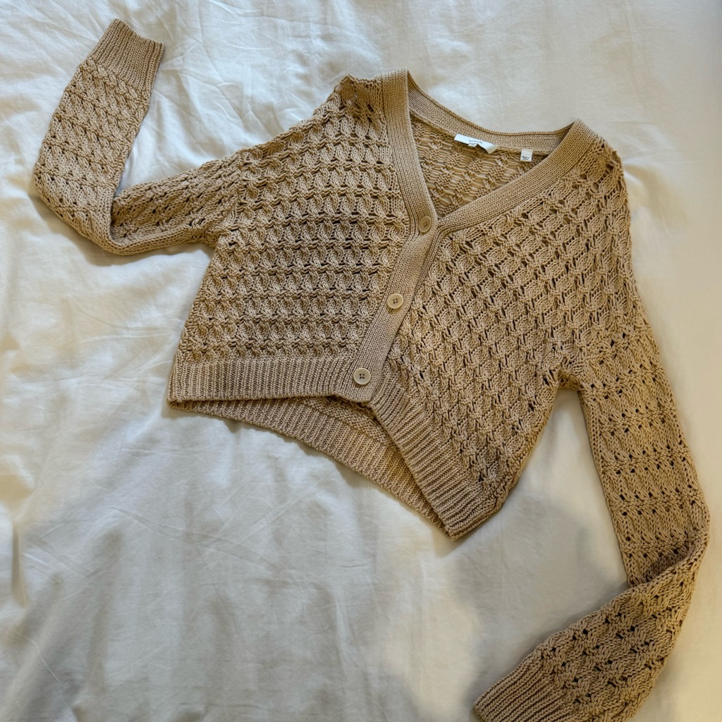 Crochet Vince Cardigan Xs